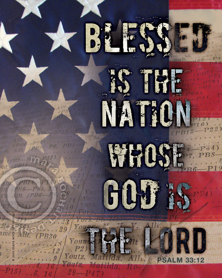 Blessed Nation - frameable print