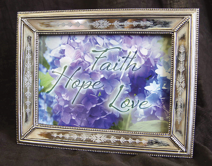 Faith, Hope, Love - framed 5x7