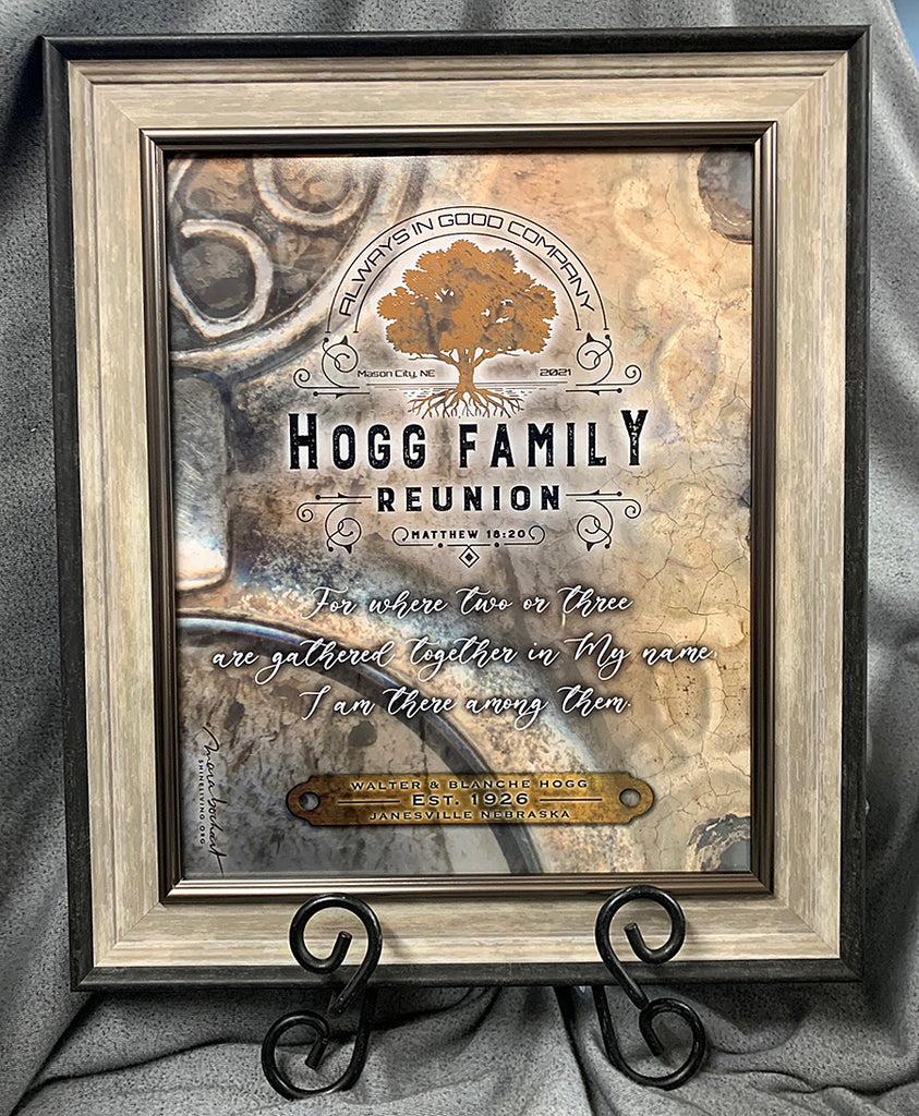 Hogg Family Reunion - framed 11x14
