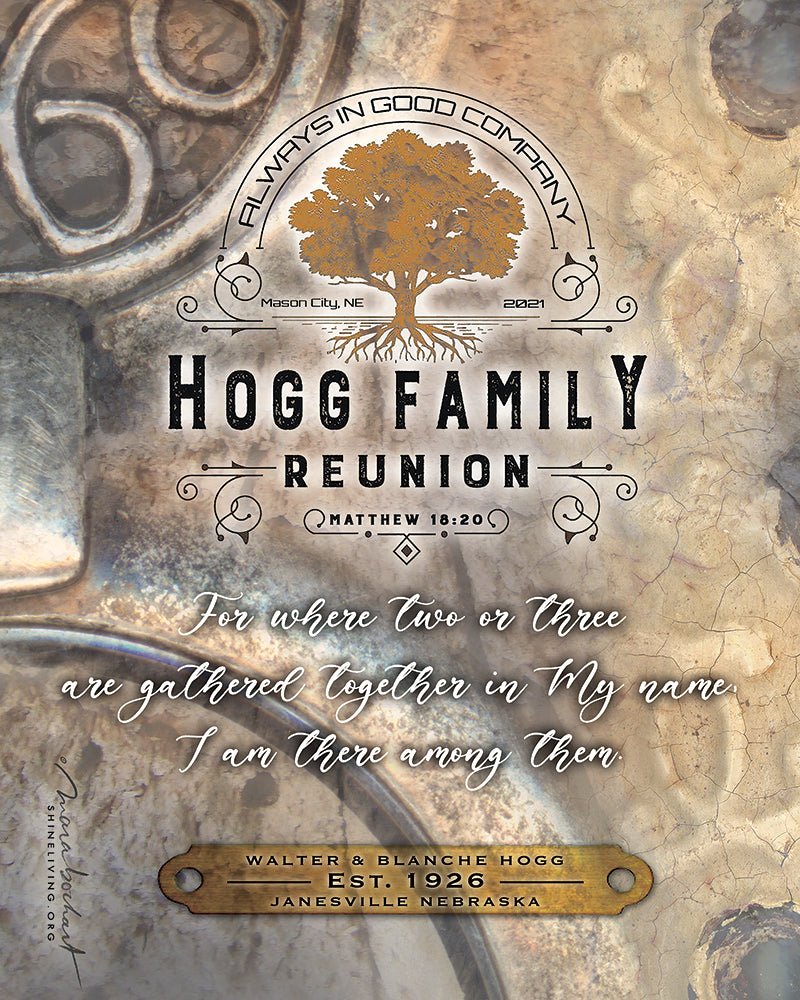 Hogg Family Reunion - frameable print