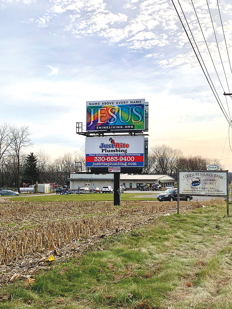 Actual billboard, Hwy 30, Orrville, OH