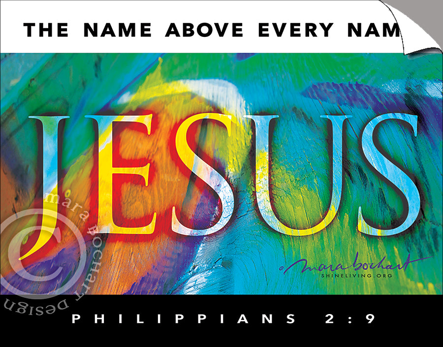JESUS Name Above - Peel & Stick