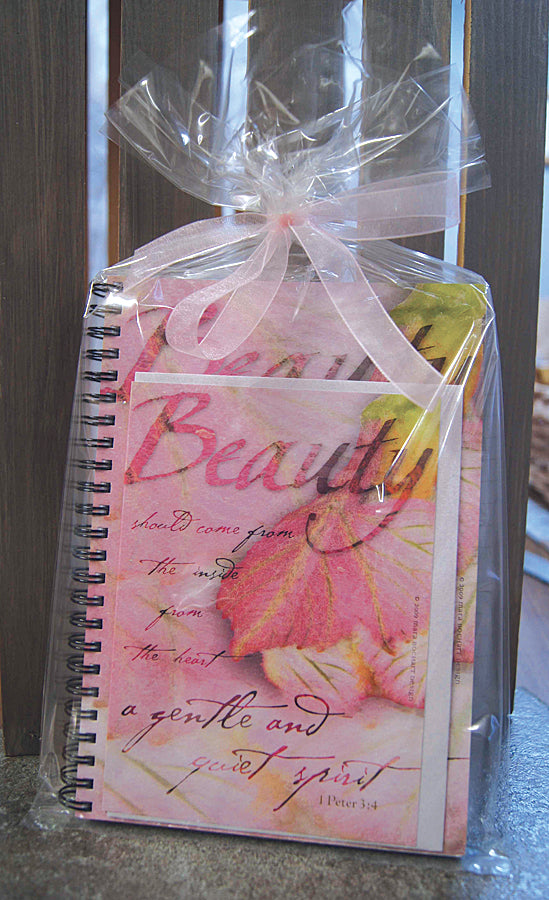 Beauty - journal & notecard gift set