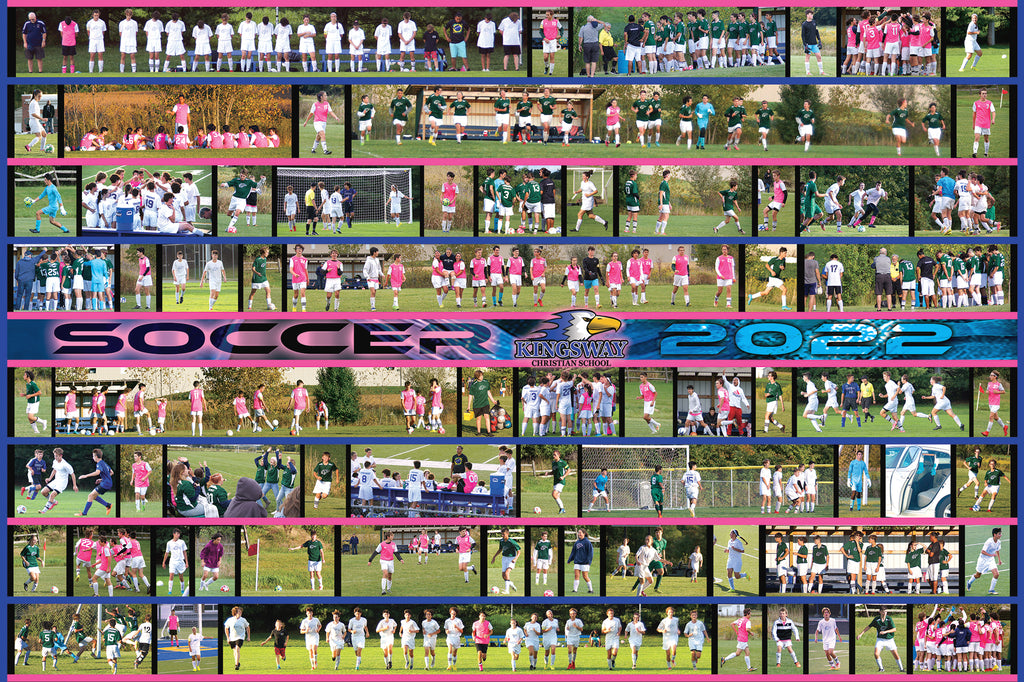Kingsway Soccer Collage 2022