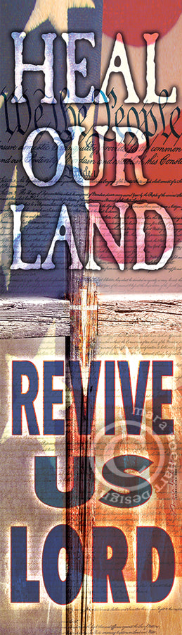 Heal and Revive - hanging banner