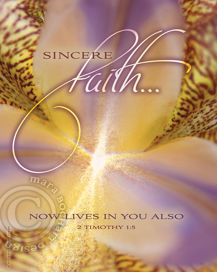 Sincere Faith - frameable print