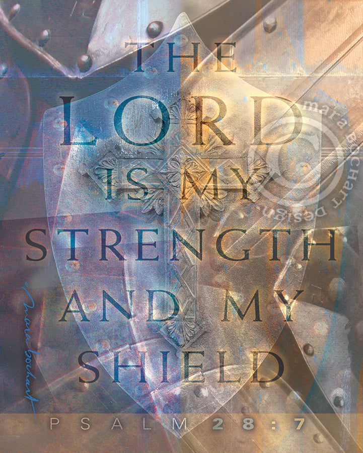 Strength and Shield - printable download
