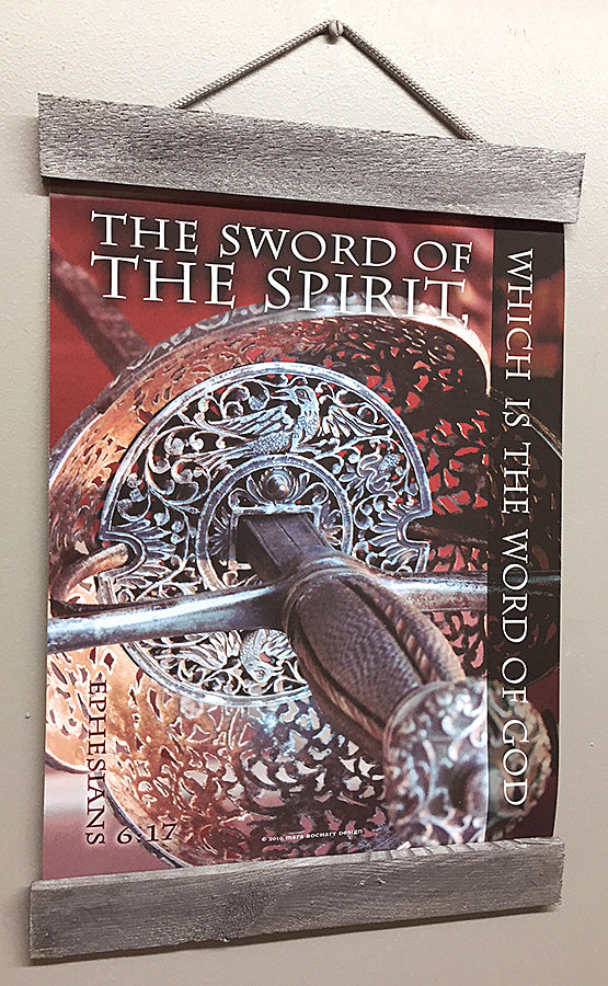 Sword of the Spirit - 11x14 hanging banner