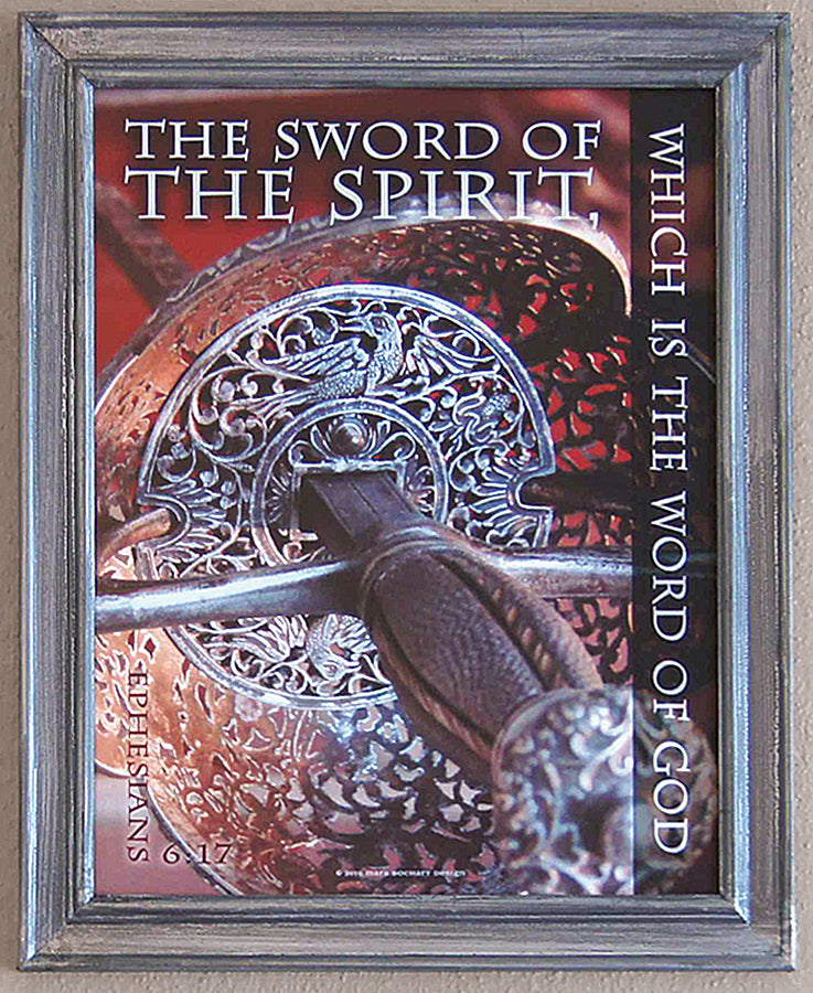 Sword of the Spirit - framed 11x14