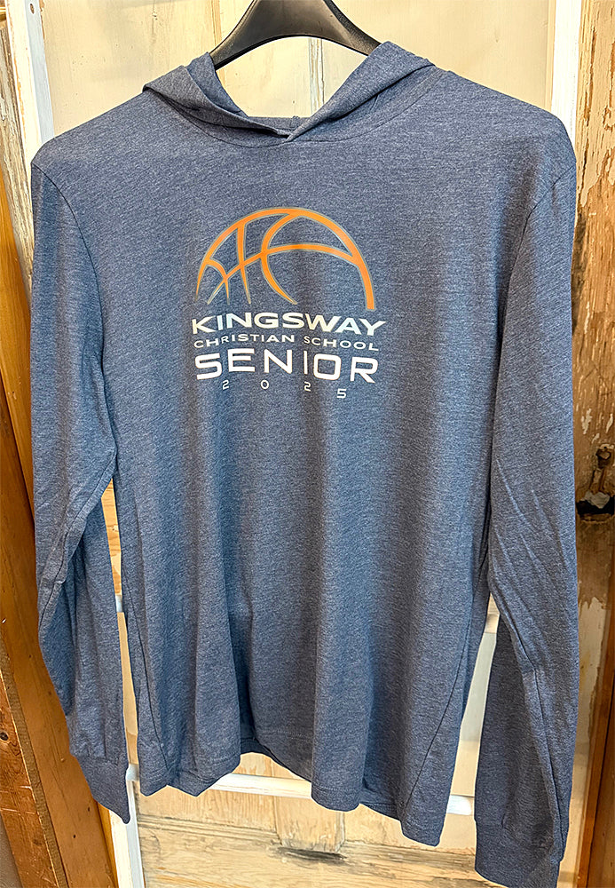 Senior basketball t-shirt hoodie