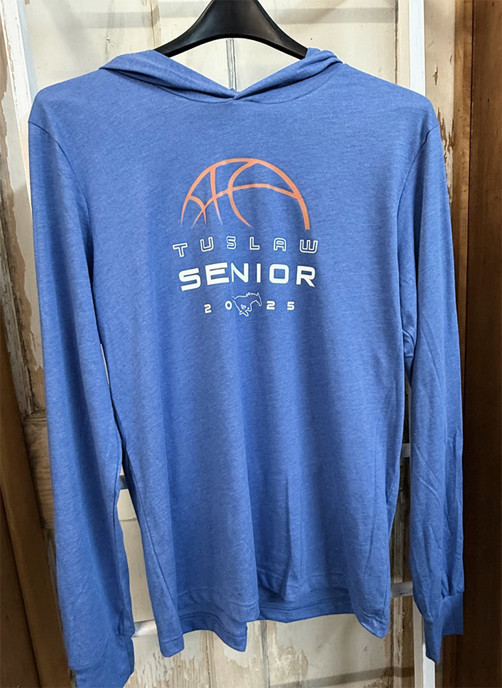 Senior basketball t-shirt hoodie