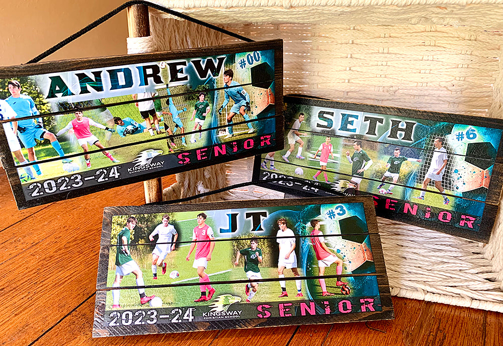 Senior Soccer Pallets - personalized
