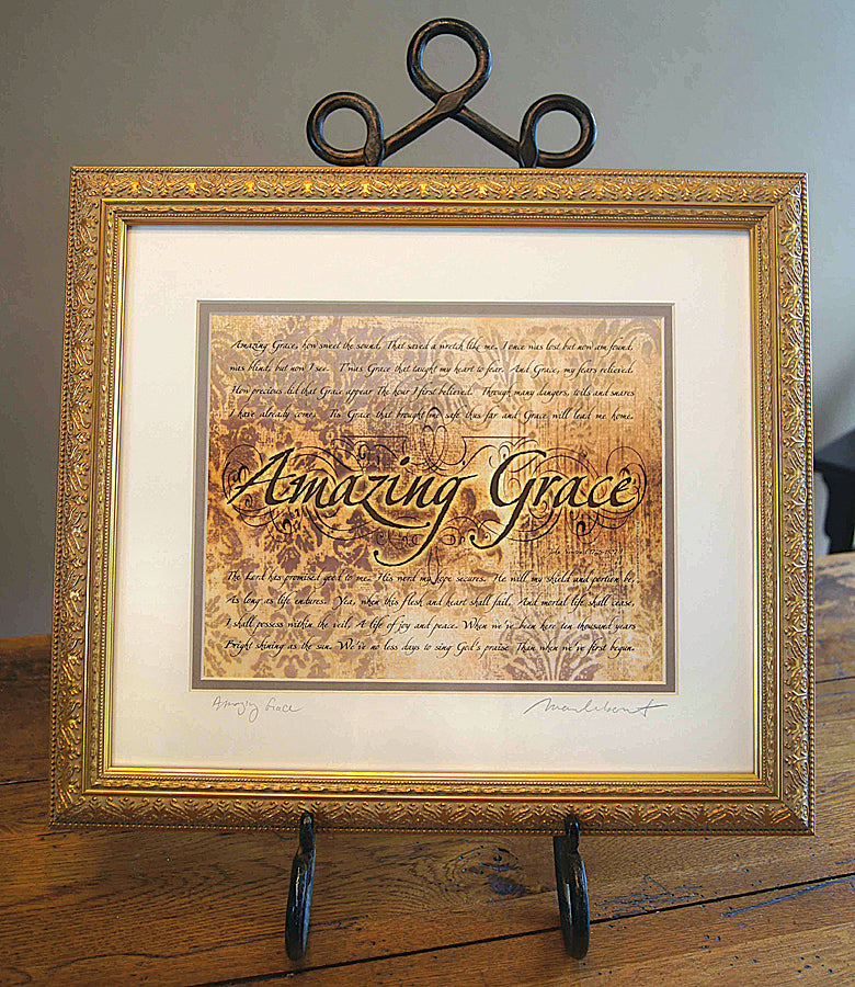 Amazing Grace - framed 8x10 w/mat