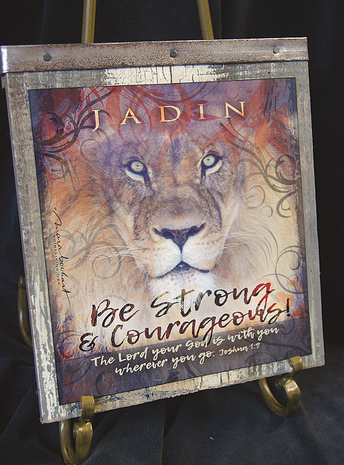 Be Strong - personalized plaque