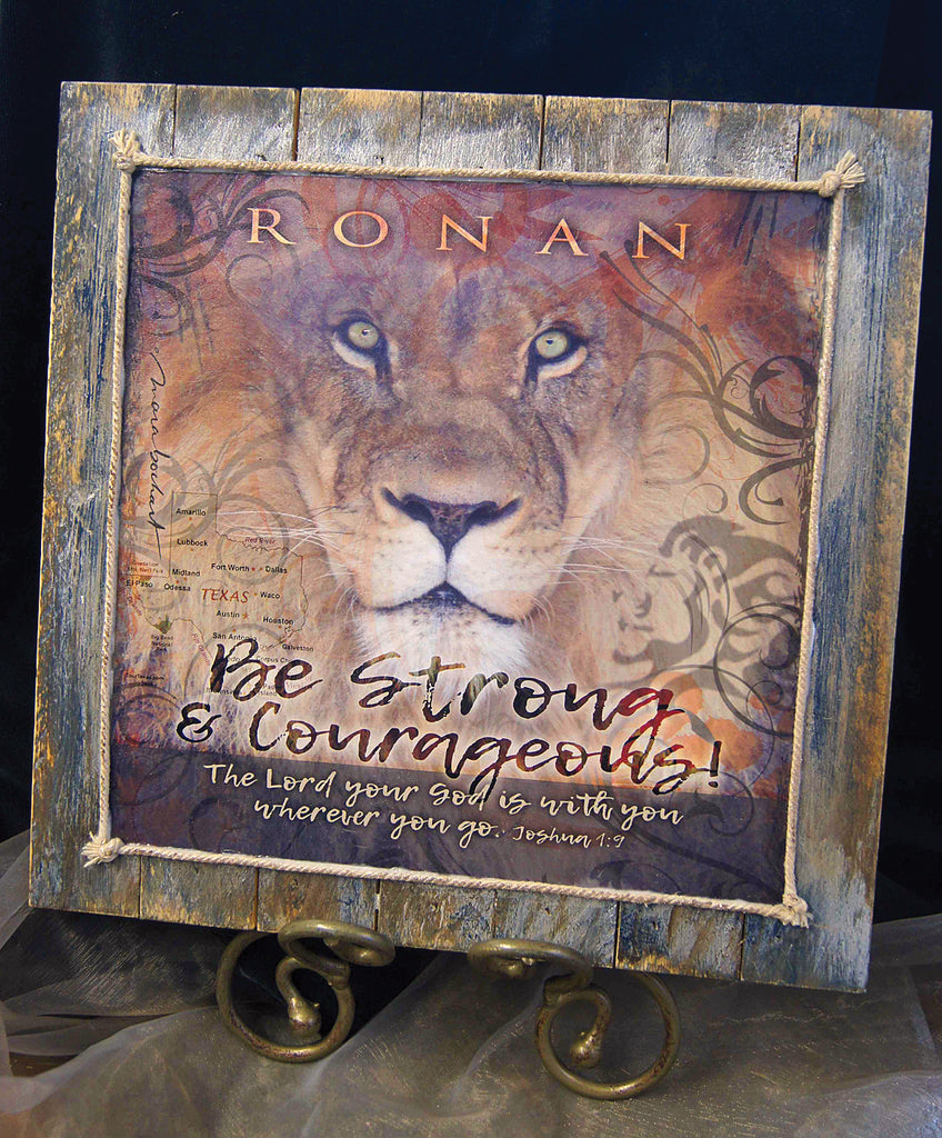 Be Strong - personalized square pallet