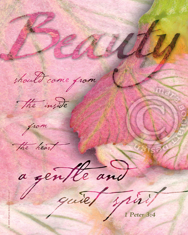Beauty - notecard
