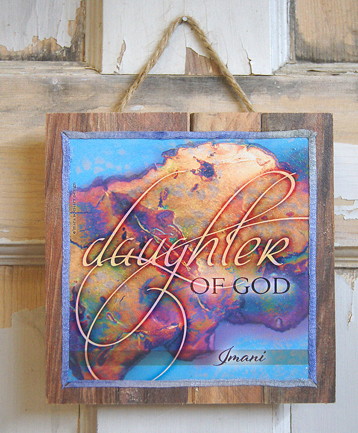 Daughter of God - personalized pallet