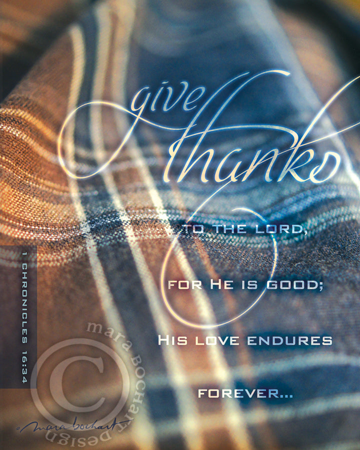 Give Thanks - notecard