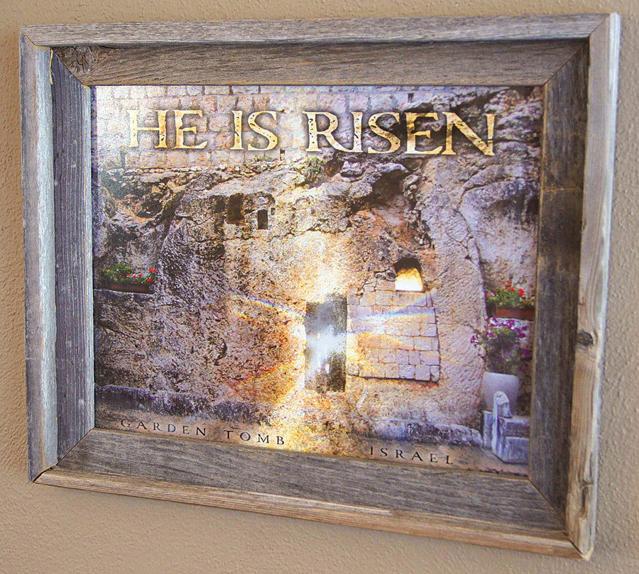 He Is Risen - framed 11x14
