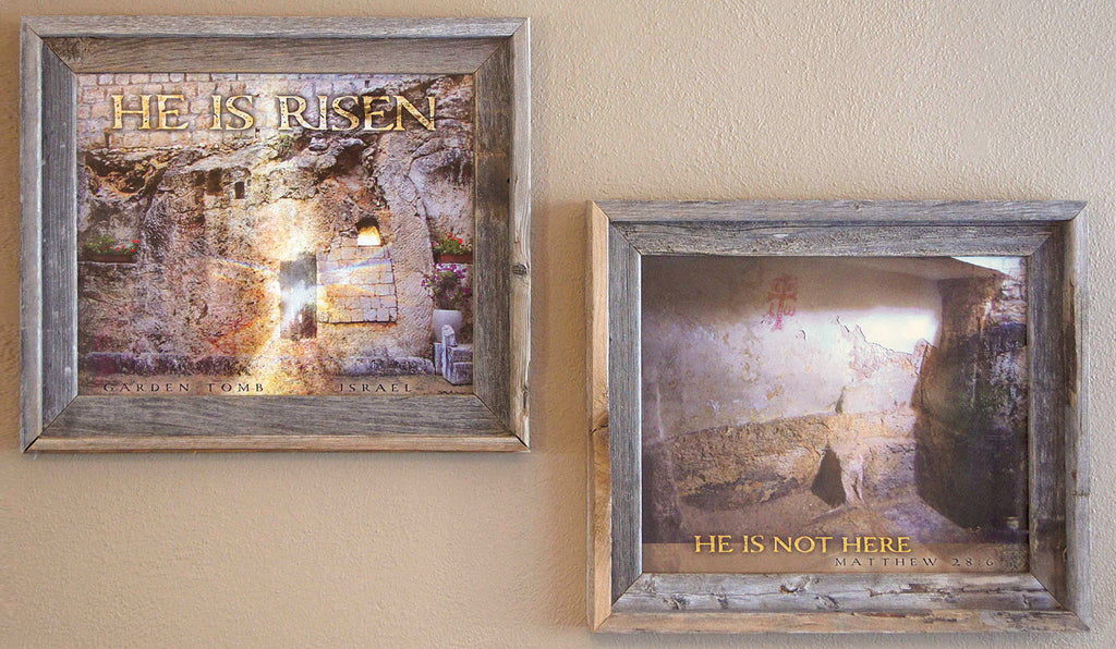 Set of 2, "He Is Risen" and "He Is Not Here"