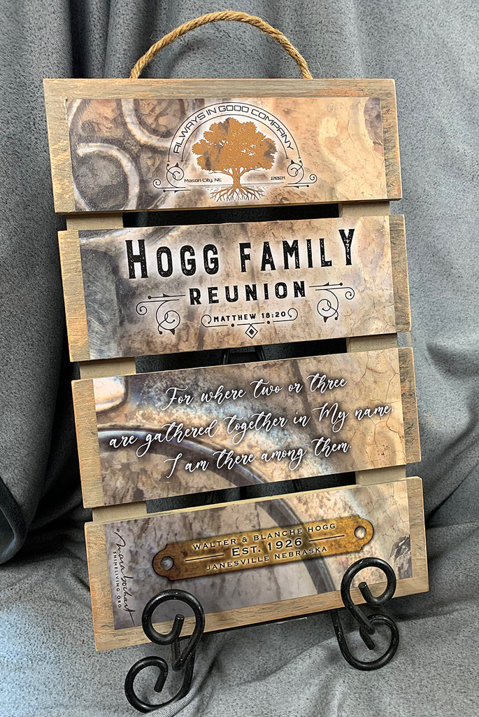 Hogg Family Reunion - 10x15.5 pallet