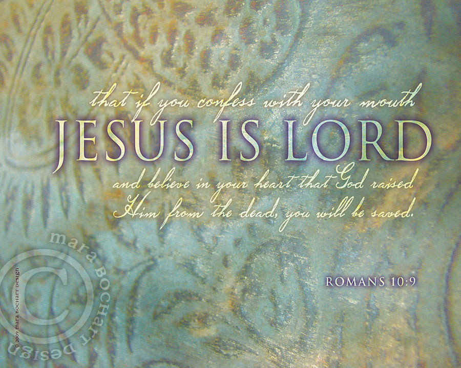 Jesus Is Lord - premium canvas