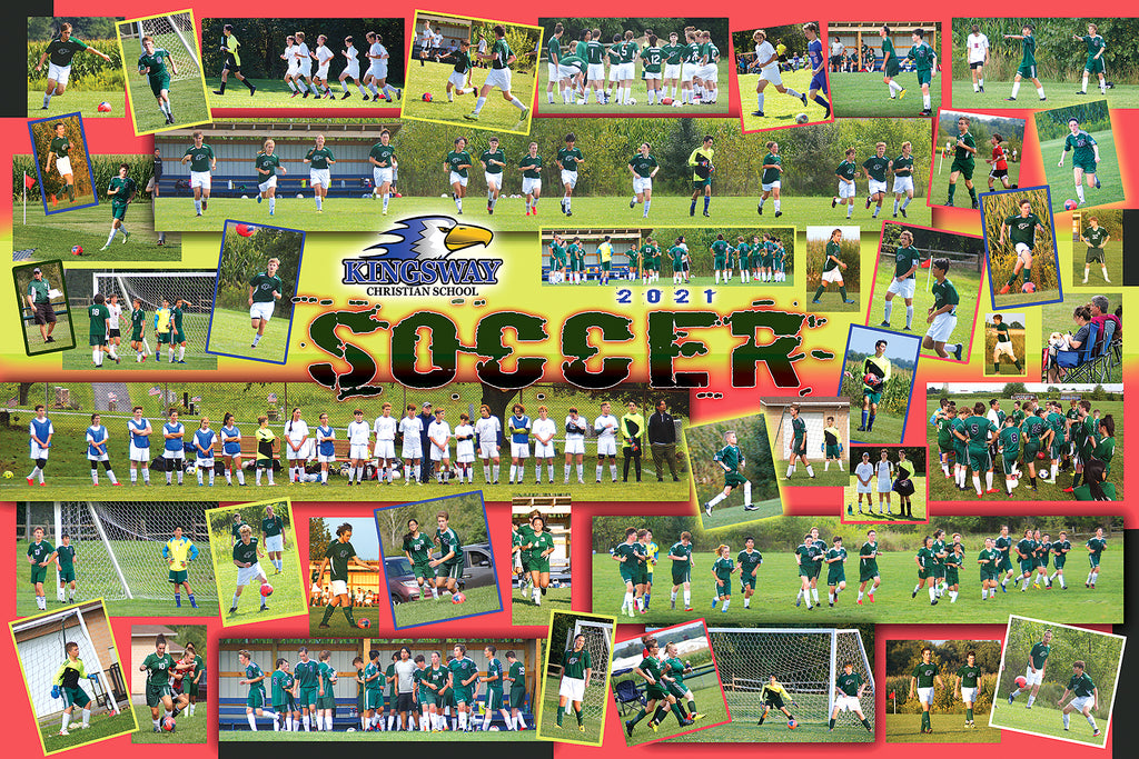 Kingsway Soccer Collage 2021