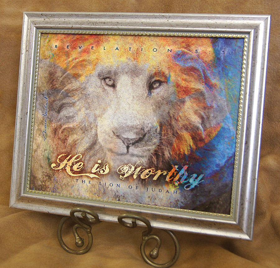 Lion of Judah - framed 8x10