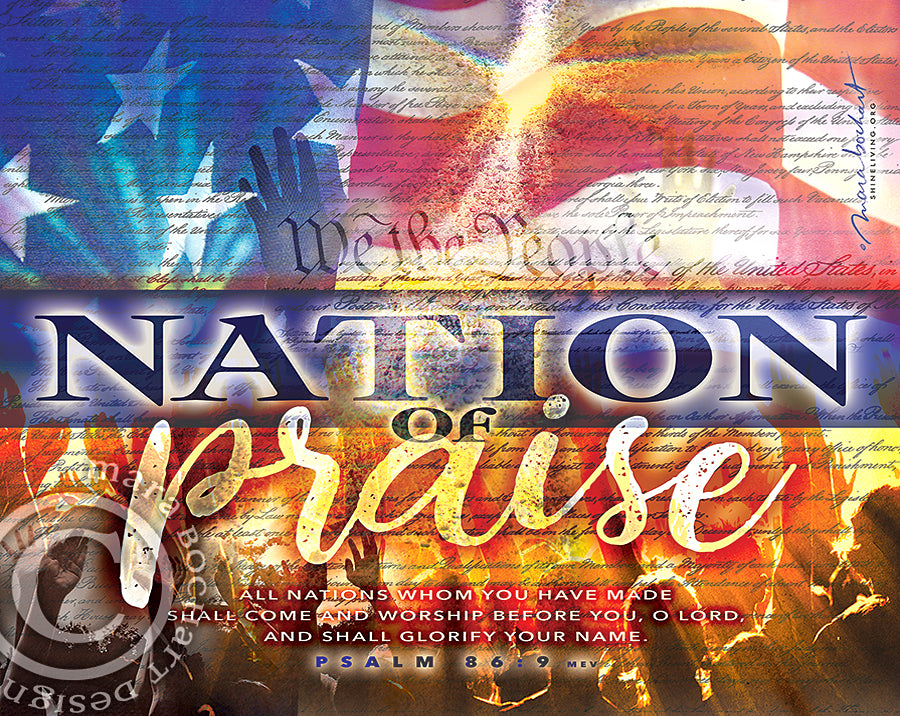 Nation of Praise - frameable print