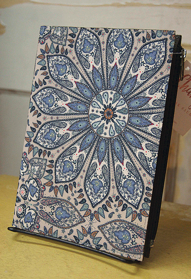 Journal with zippered pouch