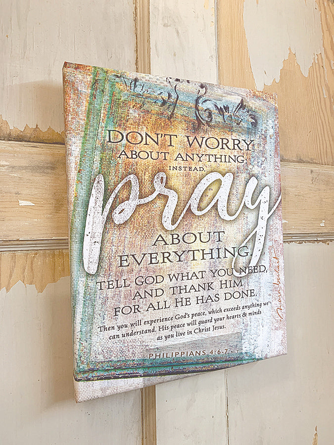 Pray - premium canvas