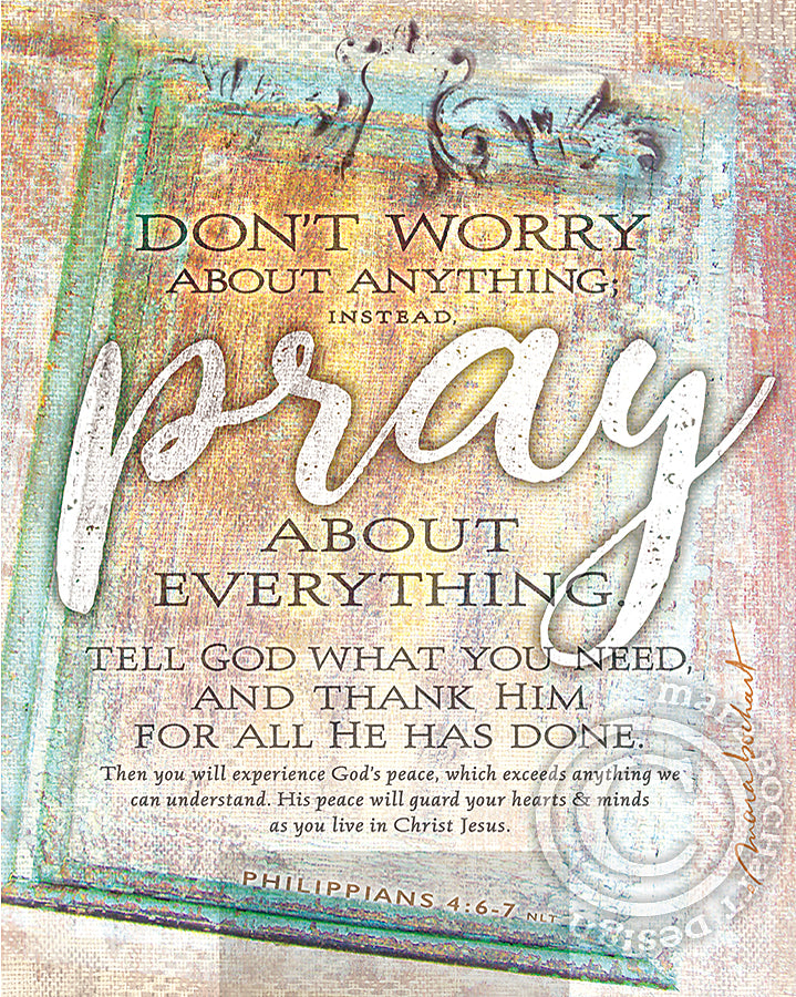 Pray - frameable print