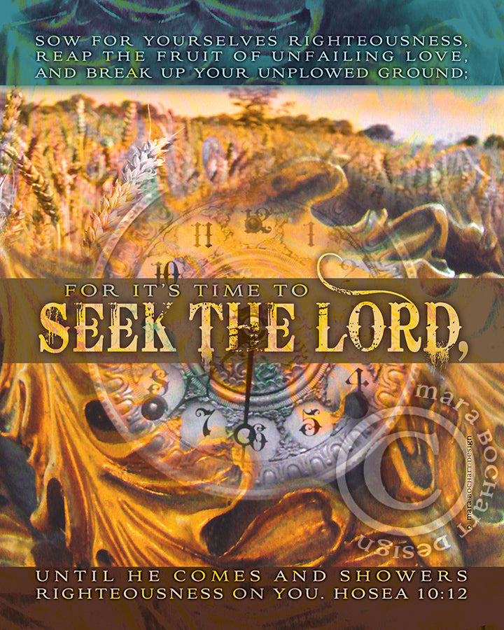 Seek The Lord - frameable print