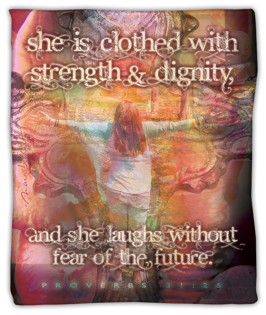 She Is Clothed - blanket - lightweight