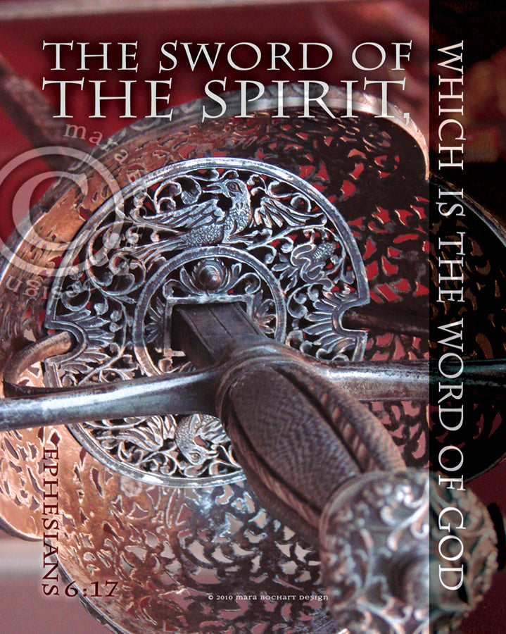 Sword of the Spirit - premium canvas