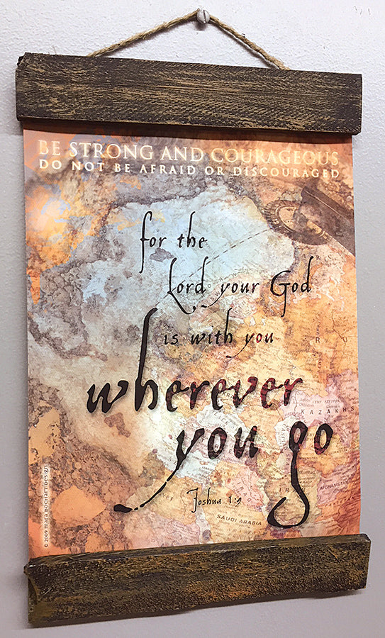 Wherever You Go - 8x10 hanging banner