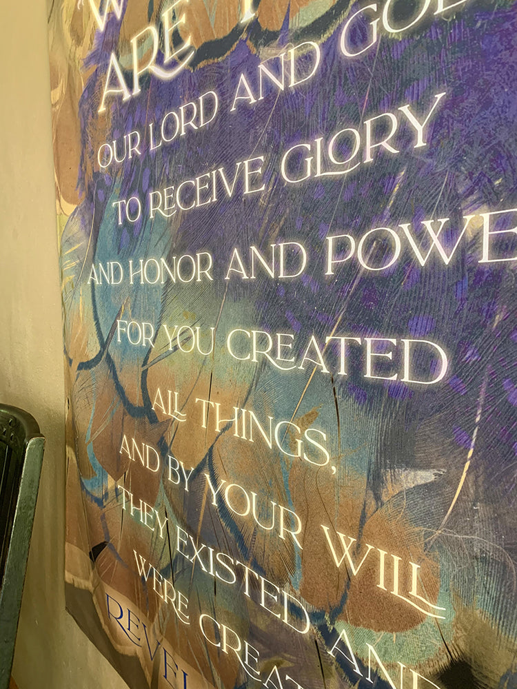 Worthy Are You - wall tapestry
